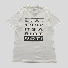 Load image into Gallery viewer, 1992 LA it’s a riot NOT T-shirt - L