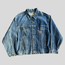Load image into Gallery viewer, 1998 Carhartt chore trucker work jacket - L