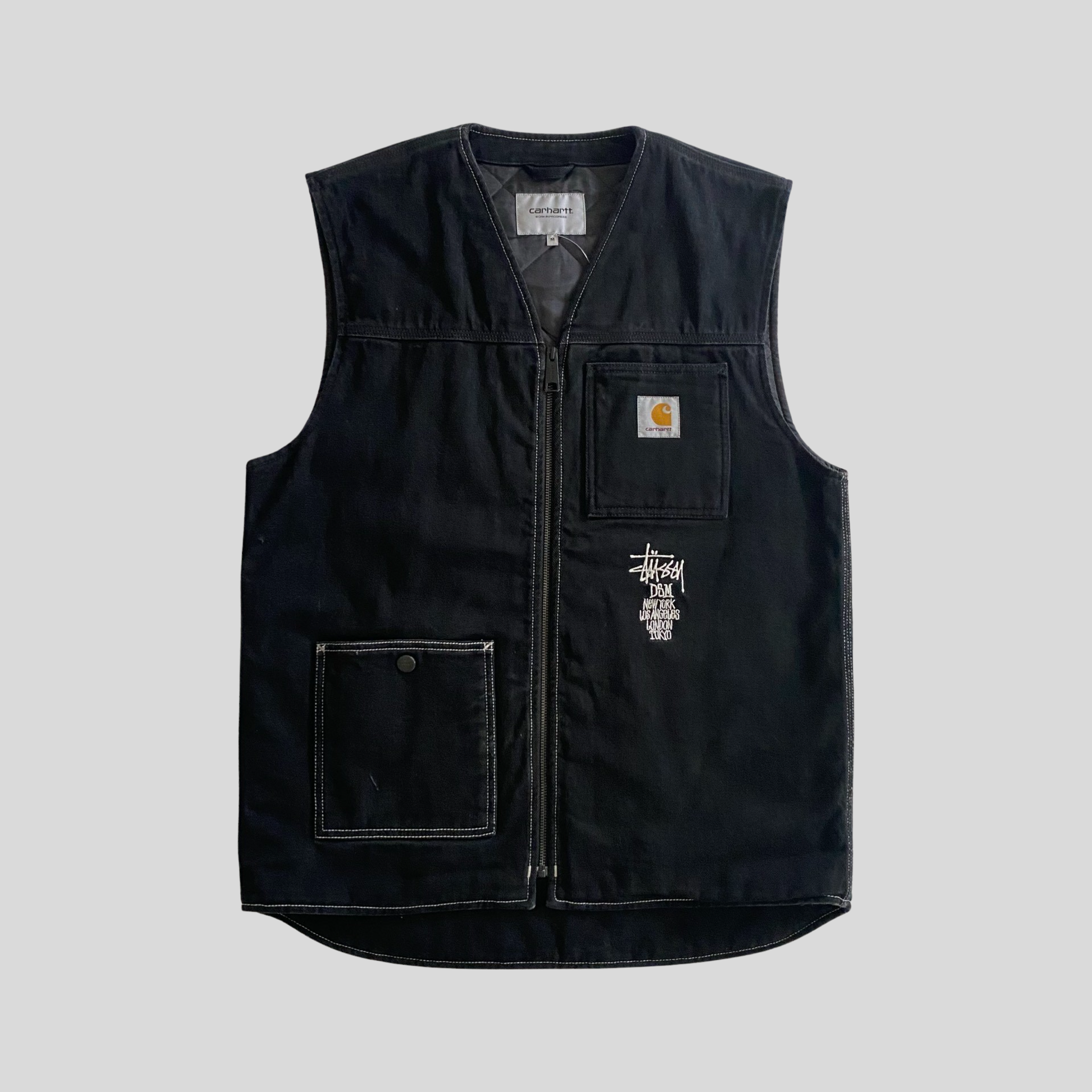 Carhartt x discount stussy vest