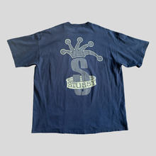 Load image into Gallery viewer, 90s Stüssy s crown T-shirt - XXL
