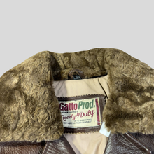 Load image into Gallery viewer, 90s Gatto coat leather jacket - S
