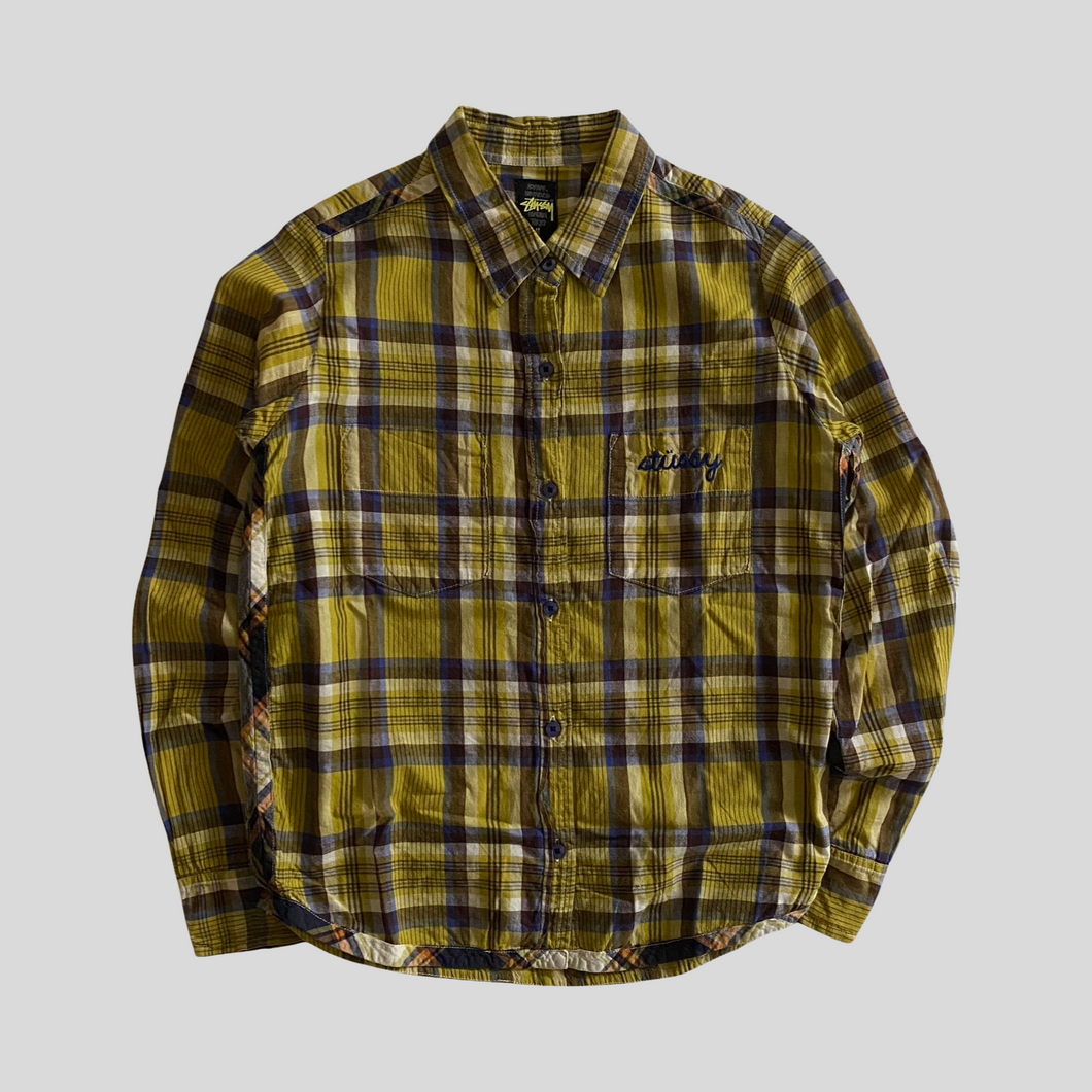 00s Stüssy flannel shirt - XS