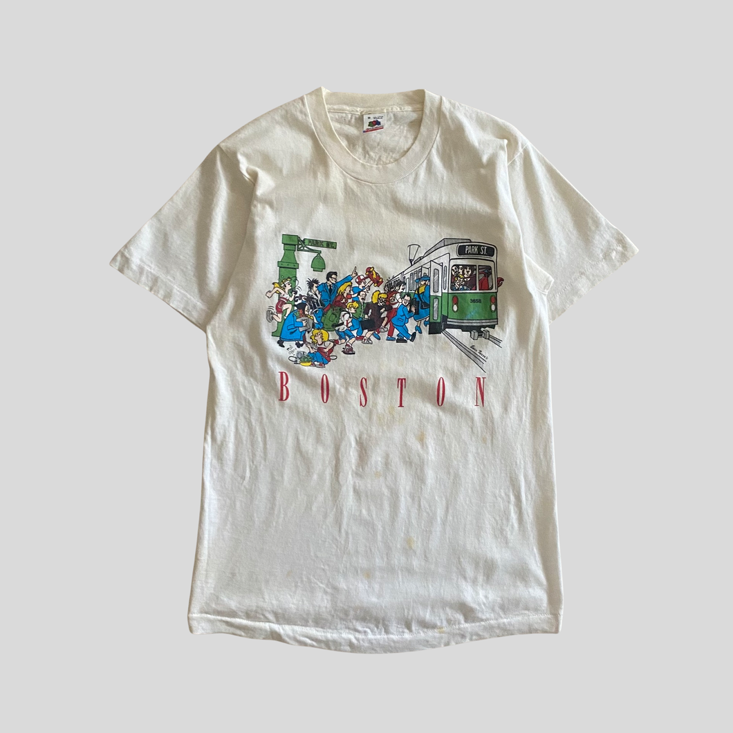90s Boston T-shirt - M