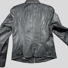 Load image into Gallery viewer, 90s Gatto biker leather jacket - 36
