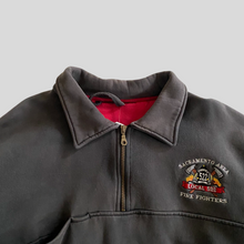 Load image into Gallery viewer, 80s Fire fighters workwear 1/4 zip up - L/XL
