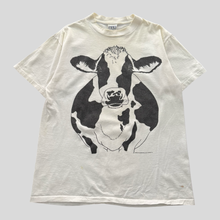 Load image into Gallery viewer, 90s Cow T-shirt - L
