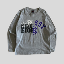Load image into Gallery viewer, 00s Stüssy split long sleeve T-shirt - S/M
