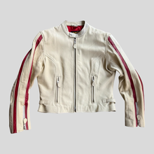 Load image into Gallery viewer, 90s Gatto biker leather jacket - 42
