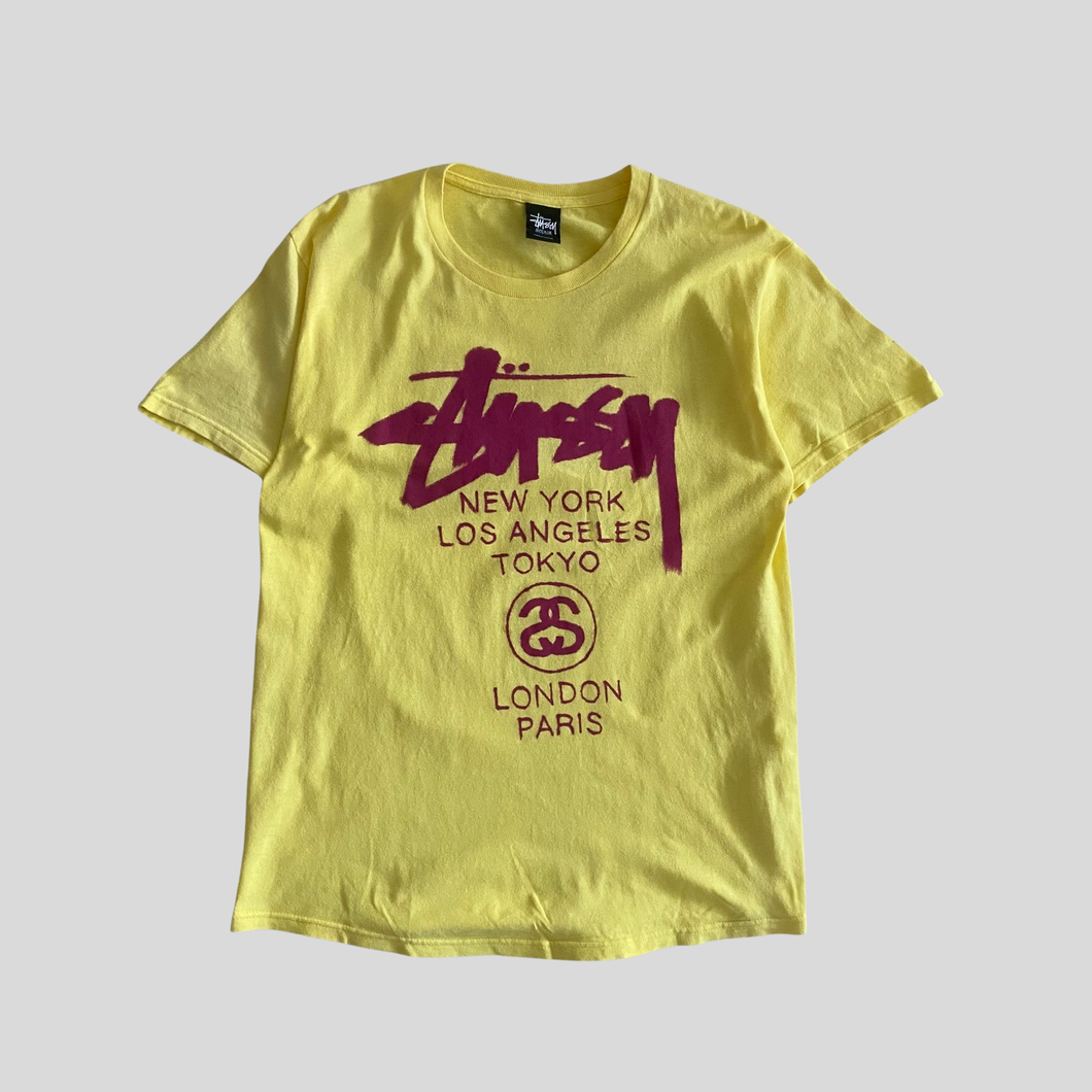 00s Stüssy tribe T-shirt - M