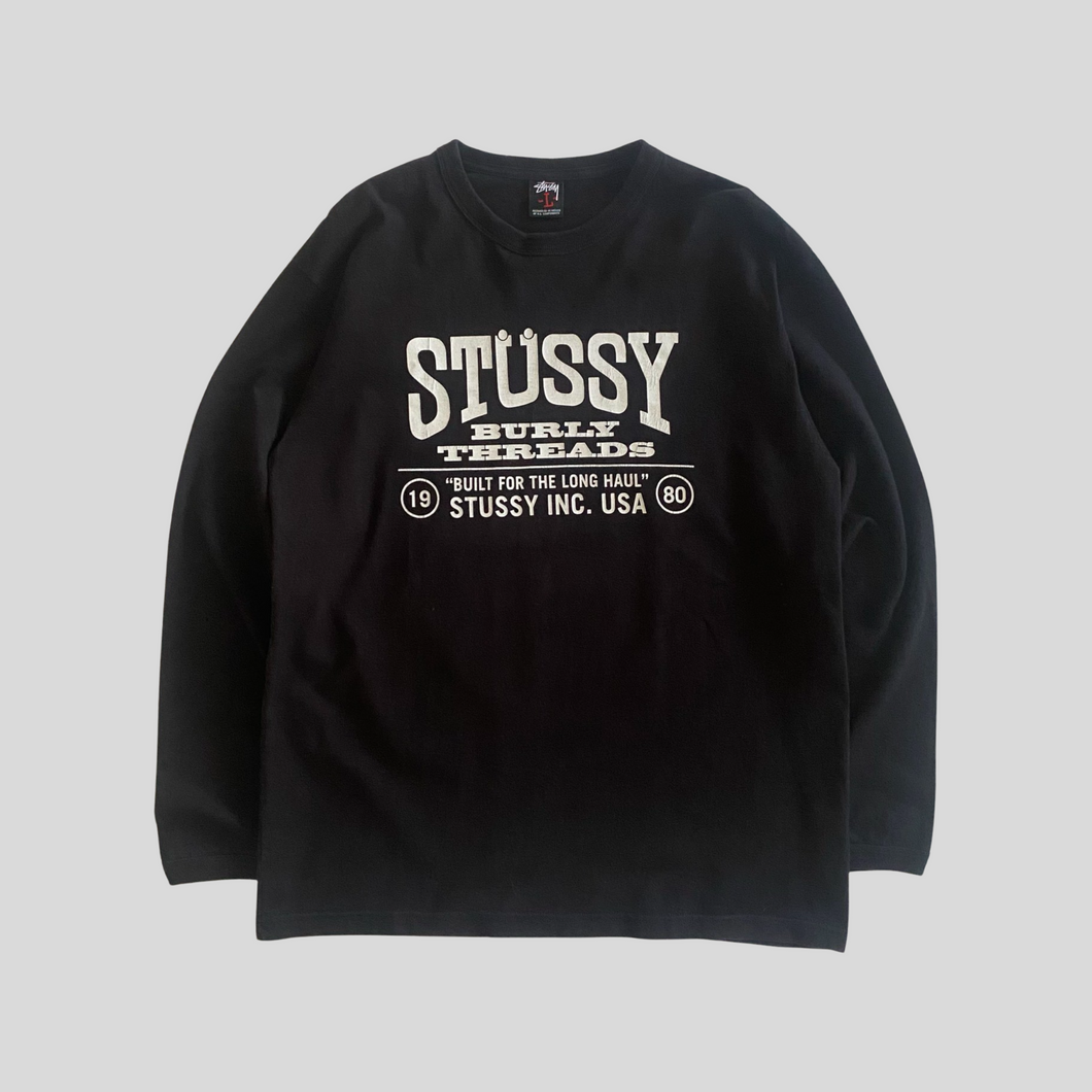 00s Stüssy burly long sleeve T-shirt - L/XL