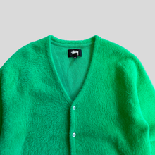 Load image into Gallery viewer, Stüssy shaggy cardigan - L
