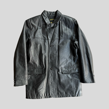 Load image into Gallery viewer, 90s Gatto coat leather jacket - S
