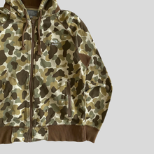 Load image into Gallery viewer, 00s Stüssy camo zip up hoodie - S
