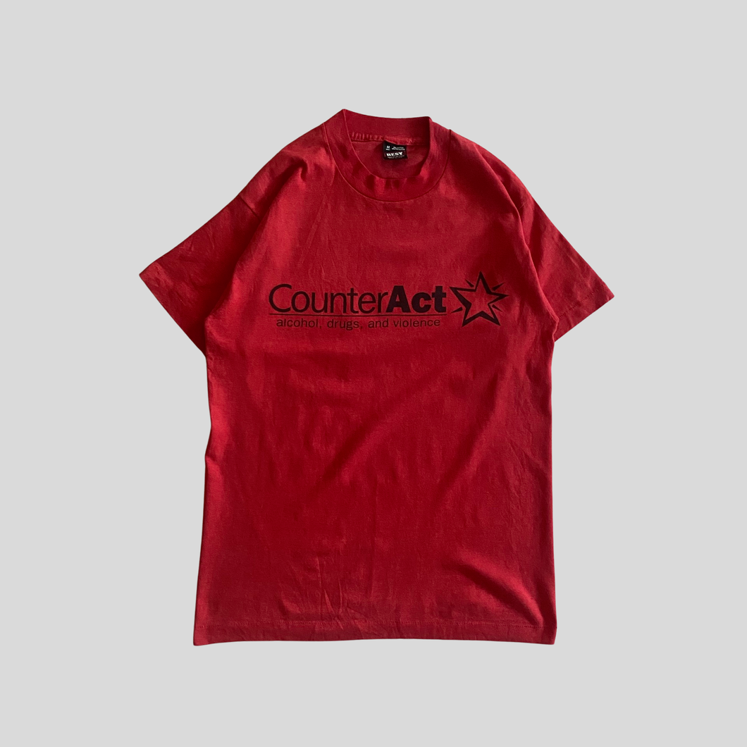 90s Counter act T-shirt - M