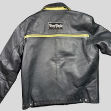 Load image into Gallery viewer, 90s Detriot leather jacket - L
