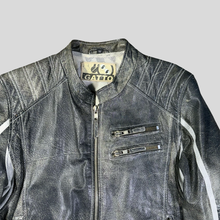 Load image into Gallery viewer, 90s Gatto biker leather jacket - 50
