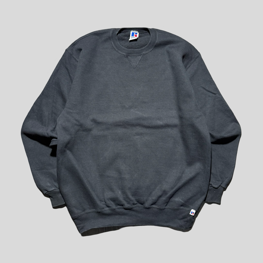 90s Russell athletic blank sweatshirt - L/XL