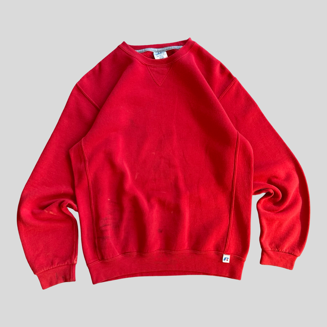 00s Russell athletic blank sweatshirt - XS