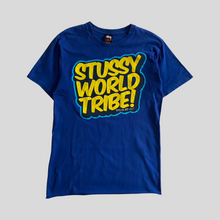 Load image into Gallery viewer, 00s Stüssy world tribe t-shirt - S
