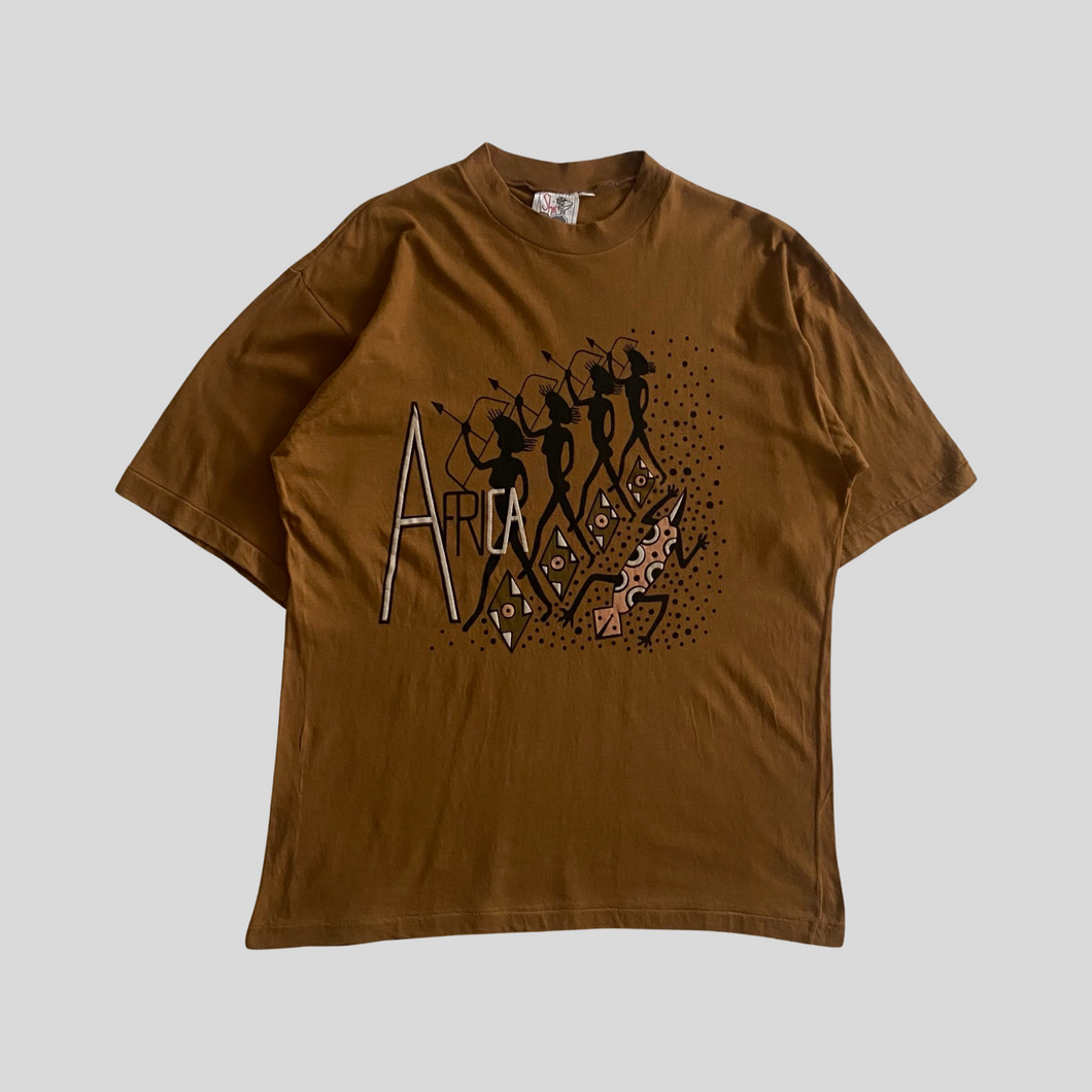 90s Africa T-shirt - L