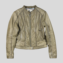 Load image into Gallery viewer, 90s Gatto biker leather jacket - 40
