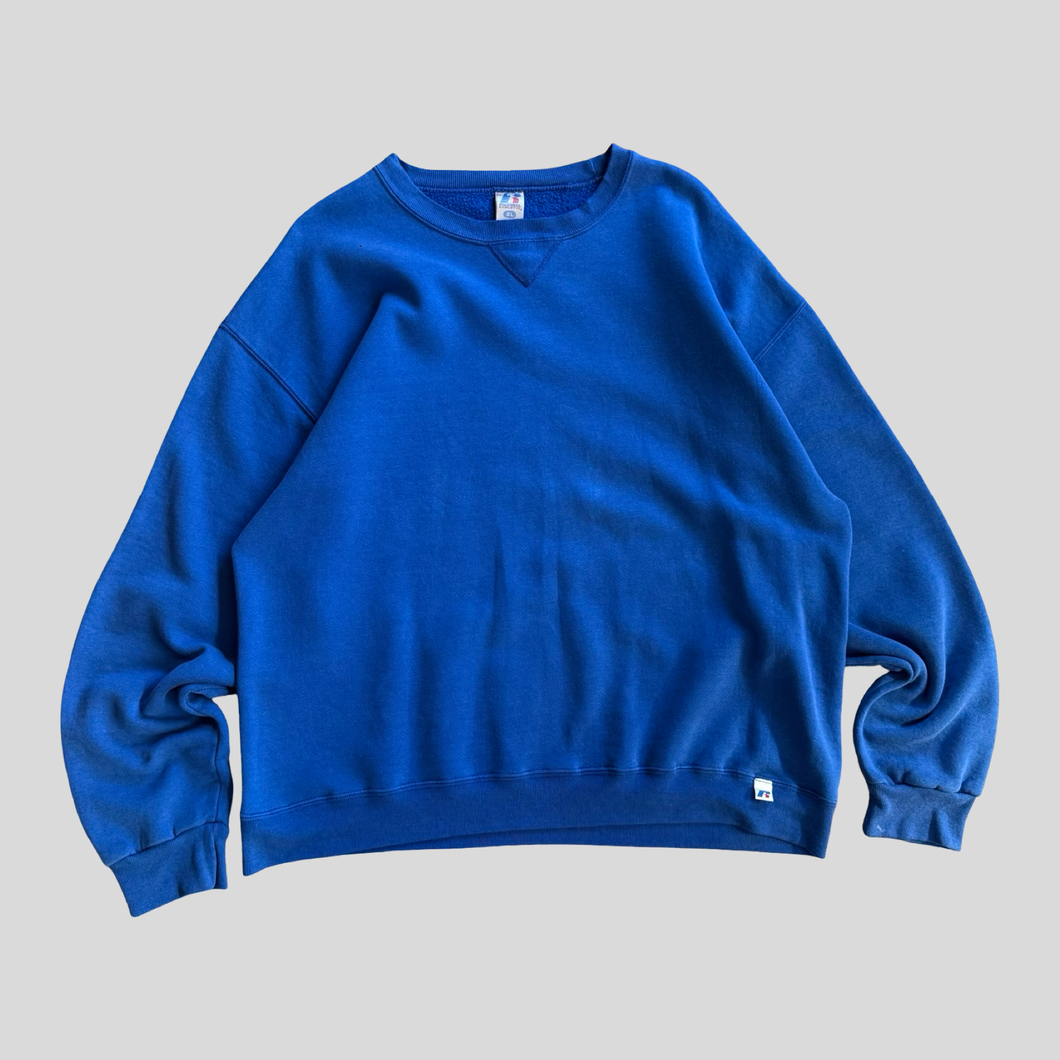 00s Russell athletic blank sweatshirt - L