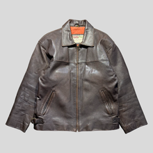 Load image into Gallery viewer, 90s Gatto detriot leather jacket - M
