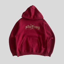 Load image into Gallery viewer, 90s Stüssy skull hoodie - S
