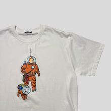Load image into Gallery viewer, 00s Tintin space T-shirt - L
