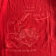 Load image into Gallery viewer, 90s Office depot file it T-shirt - L
