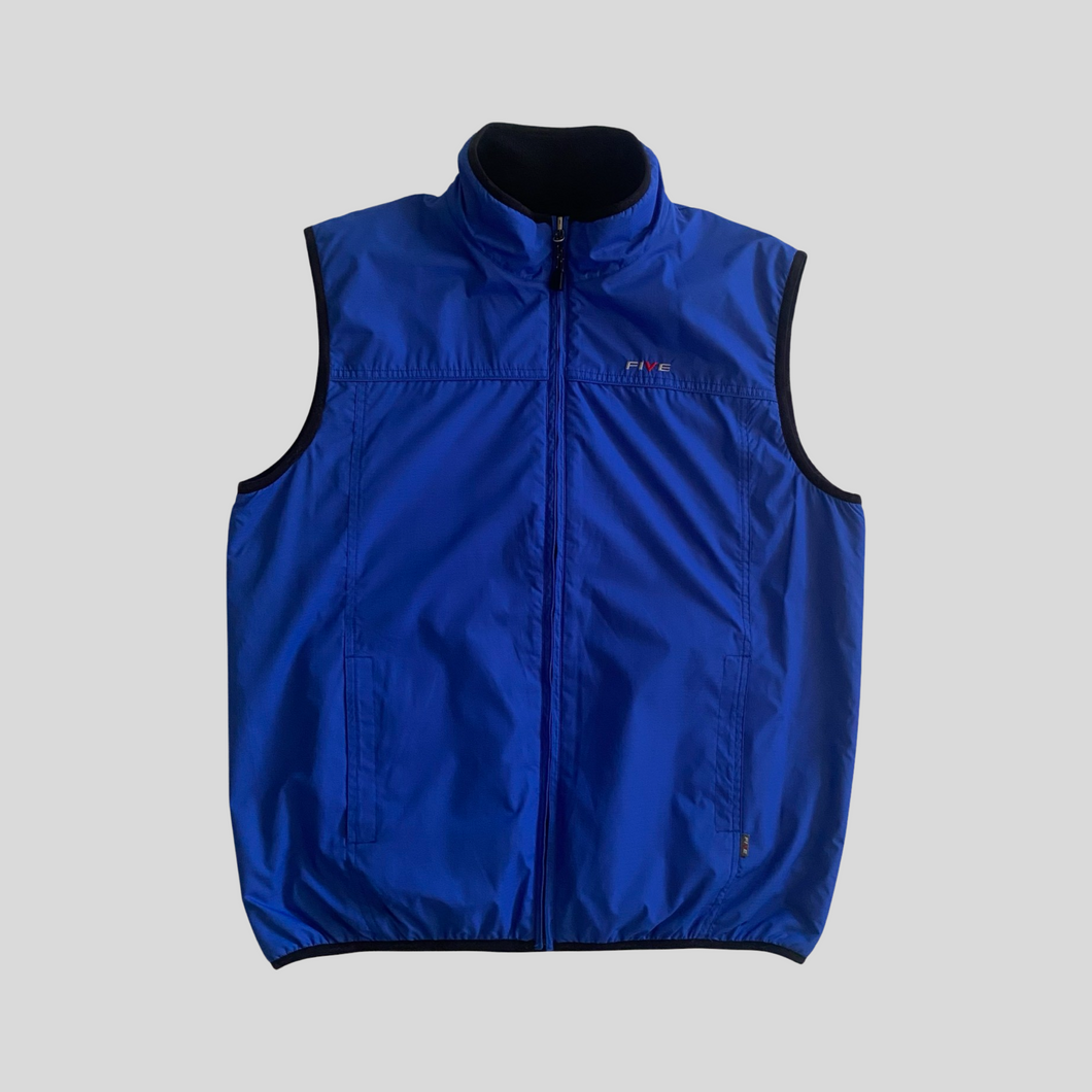 00s Reversible fleece vest - M