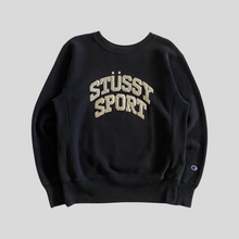 Load image into Gallery viewer, 00s Stüssy X champion sport sweatshirt - M
