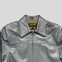 Load image into Gallery viewer, 90s Gatto detriot leather jacket - 38
