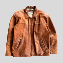 Load image into Gallery viewer, 90s Gatto detriot leather jacket - M
