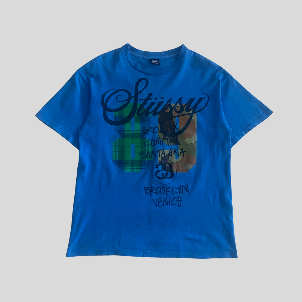 00s Stüssy tribe T-shirt - L