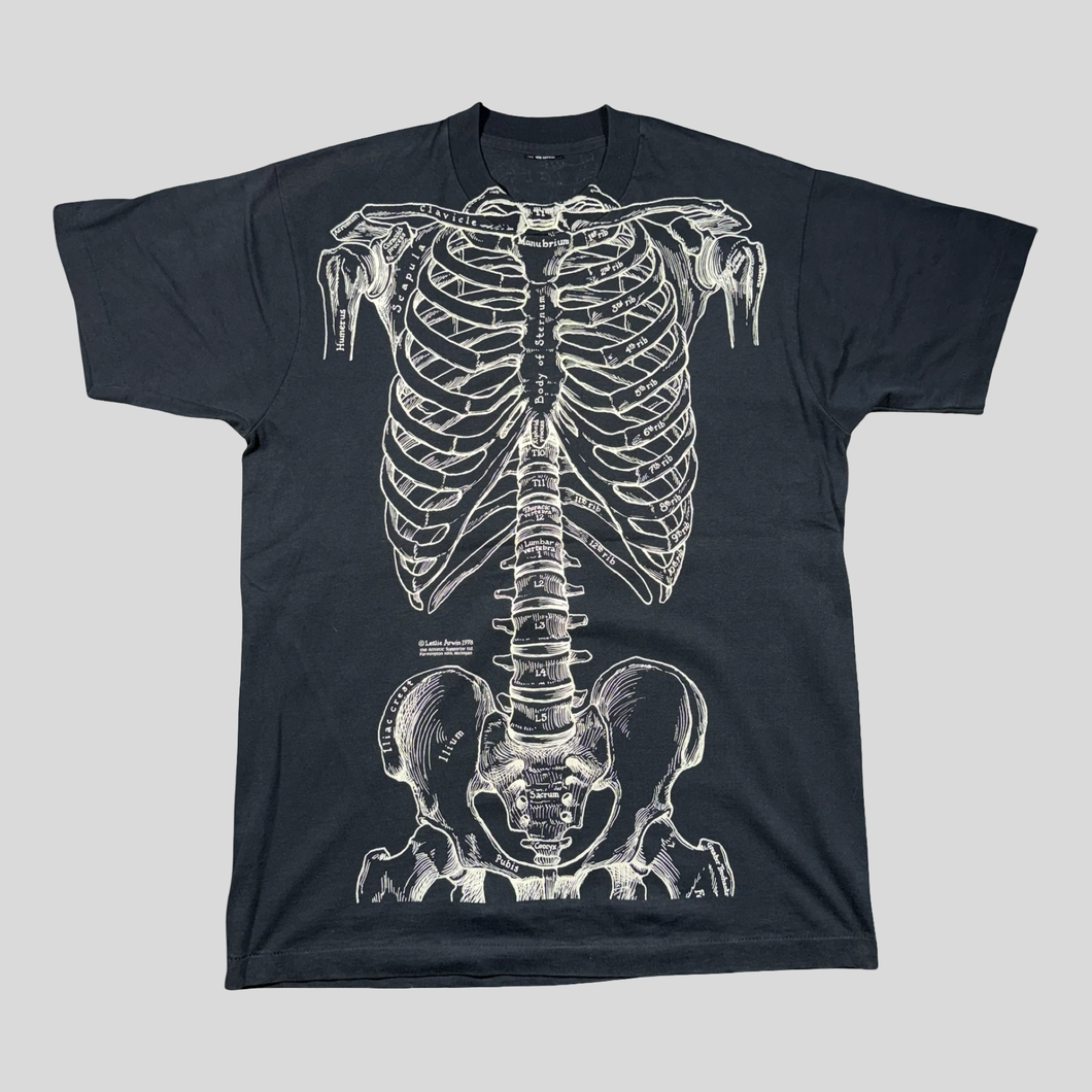 90s Full skeleton T-shirt - XL