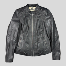 Load image into Gallery viewer, 90s Gatto biker leather jacket - 36
