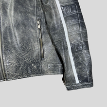 Load image into Gallery viewer, 90s Gatto biker leather jacket - 50
