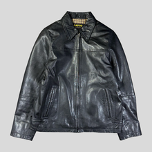 Load image into Gallery viewer, 90s Gatto detriot leather jacket - S
