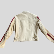 Load image into Gallery viewer, 90s Gatto biker leather jacket - 42
