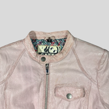 Load image into Gallery viewer, 90s Gatto biker leather jacket - 38
