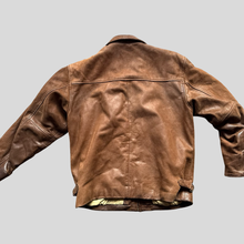 Load image into Gallery viewer, 90s Gatto detriot leather jacket - S
