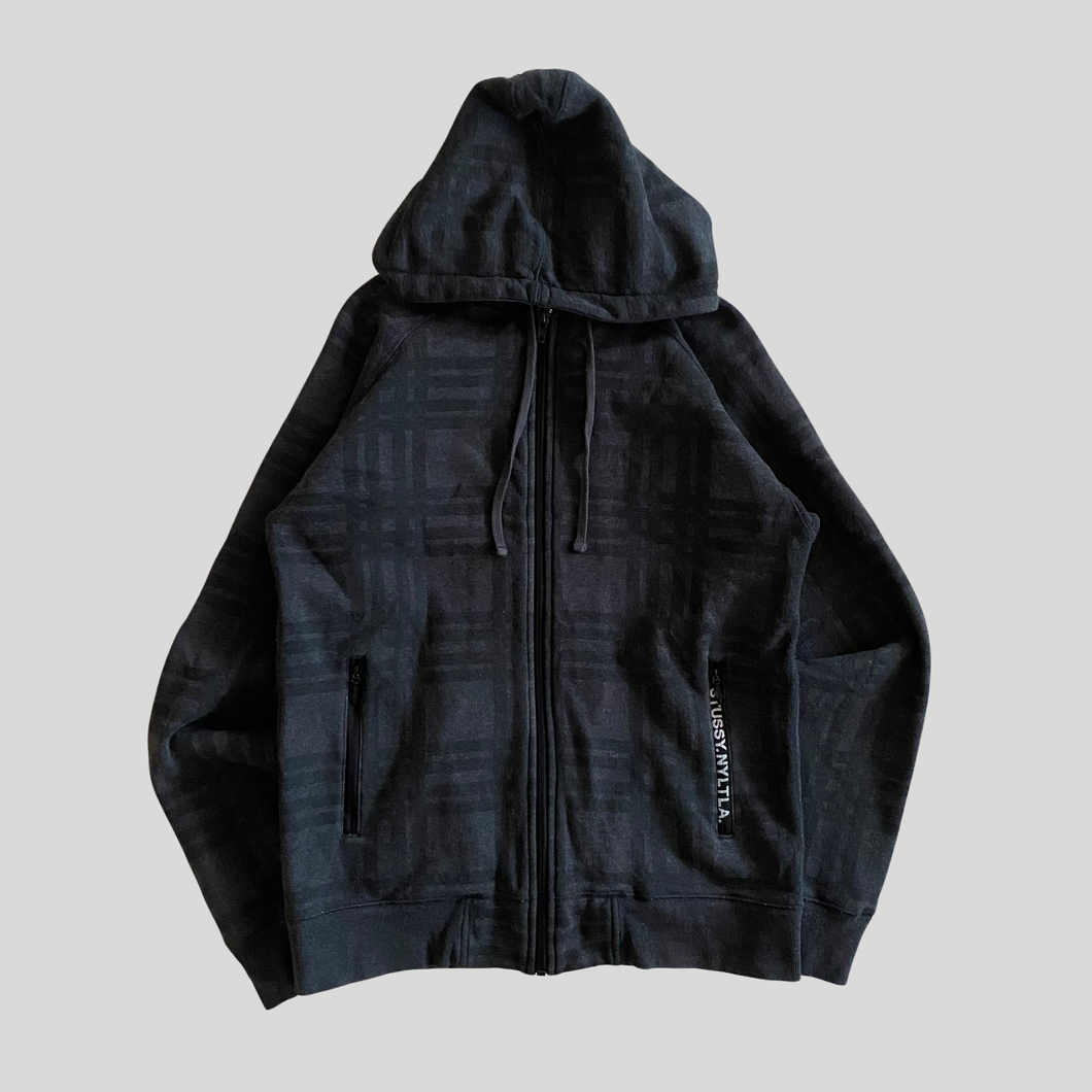 00s Stüssy zip up hoodie - M