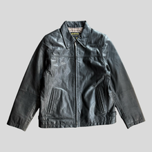 Load image into Gallery viewer, 90s Gatto detriot leather jacket - 36
