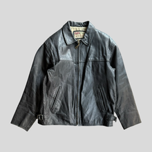 Load image into Gallery viewer, 90s Gatto prod detriot leather jacket - L
