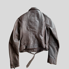 Load image into Gallery viewer, 00s Gatto biker leather jacket - XS
