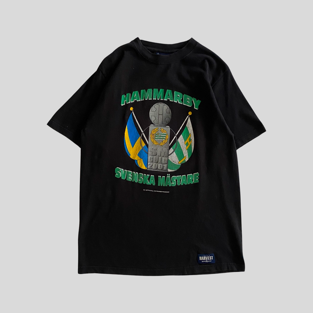 2001 Hammarby svenska mästare t-shirt - S