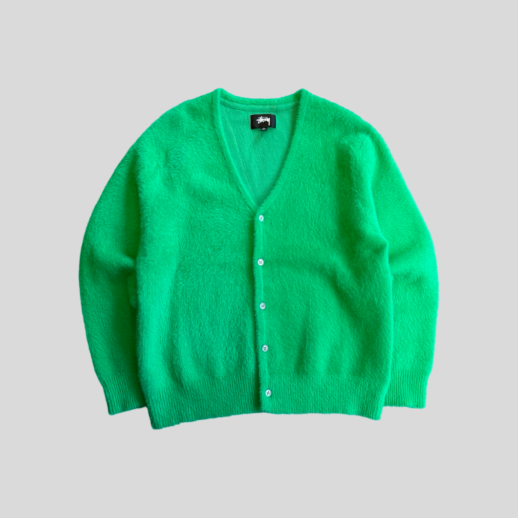 Stüssy shaggy cardigan - L