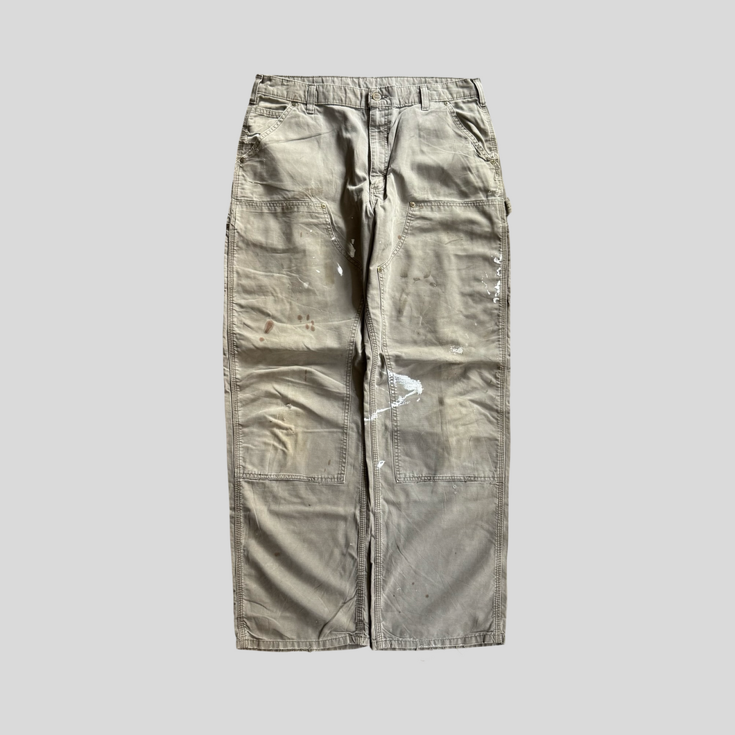 00s Carhartt carpenter double knee pants - 34/34