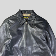 Load image into Gallery viewer, 90s Gatto detriot leather jacket - S
